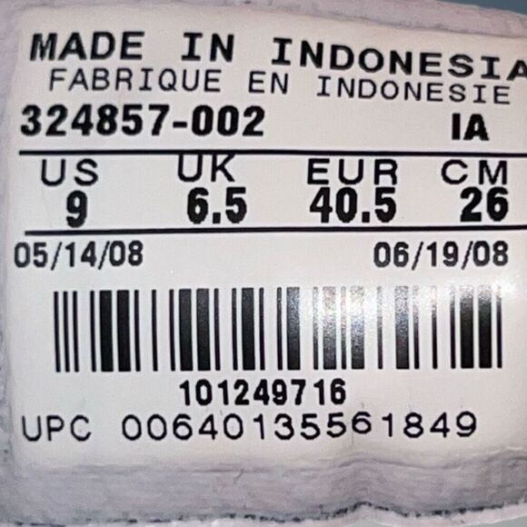 Women’s 2008 Nike Eclipse Herringbone Suede Sneakers Size 9 - Picture 6 of 7